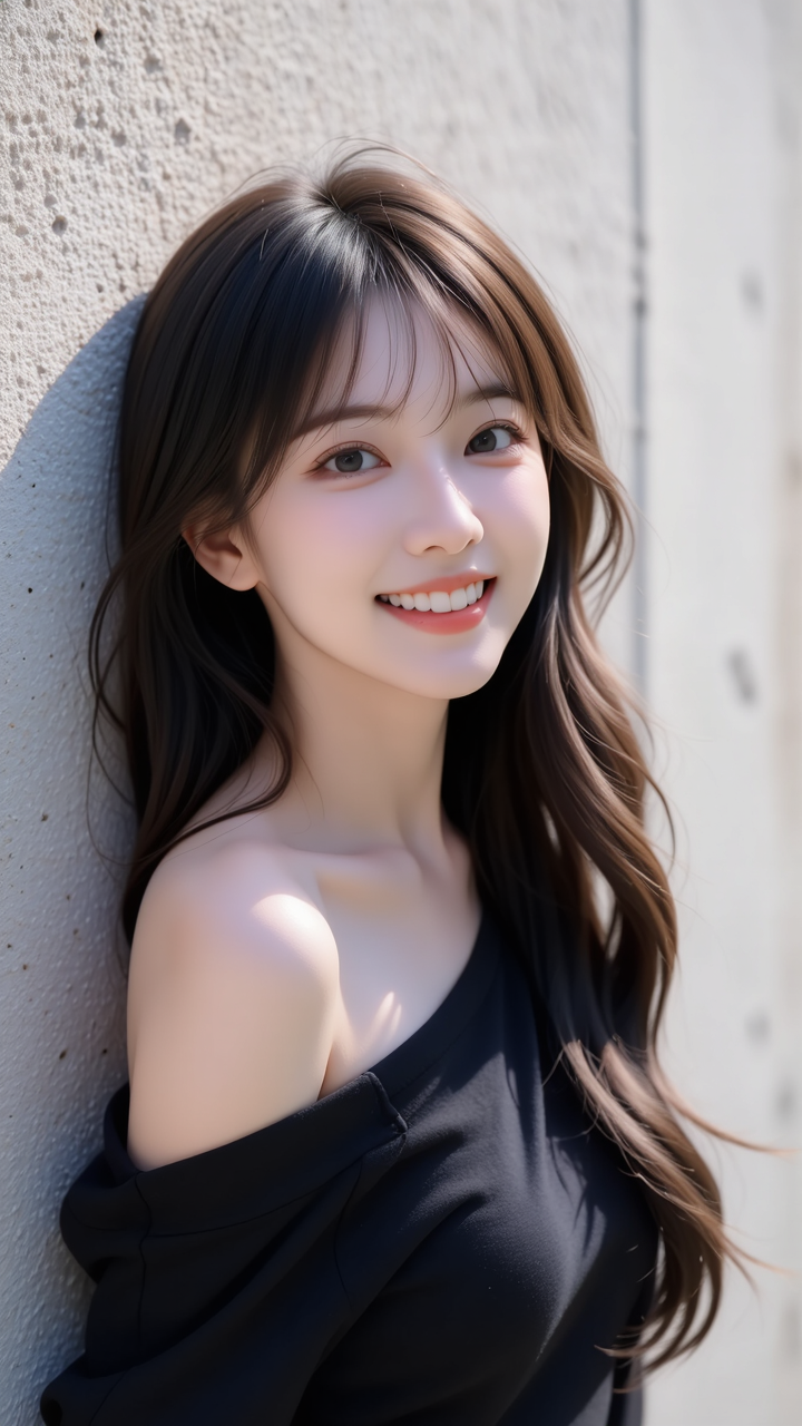 Kling AI work 299409082508178 - brown hair with face framing highlights AI image