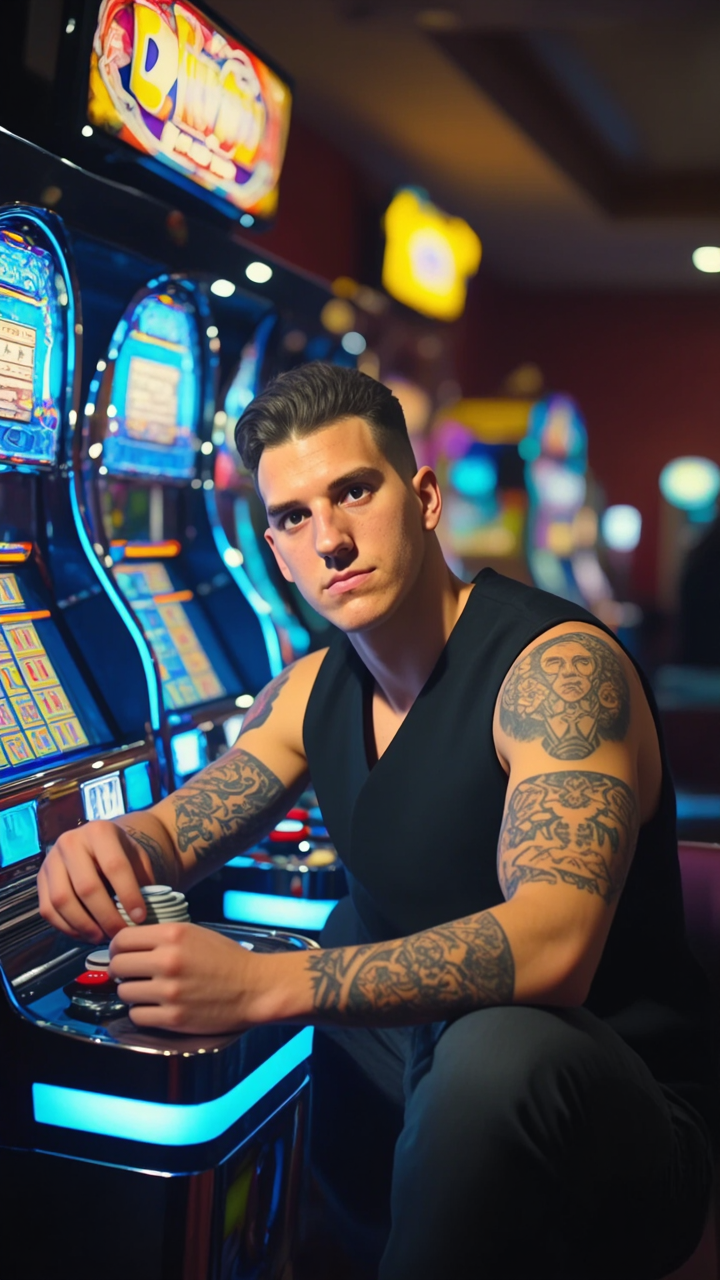Kling AI work 296238917304634 - casino wallpaper AI image