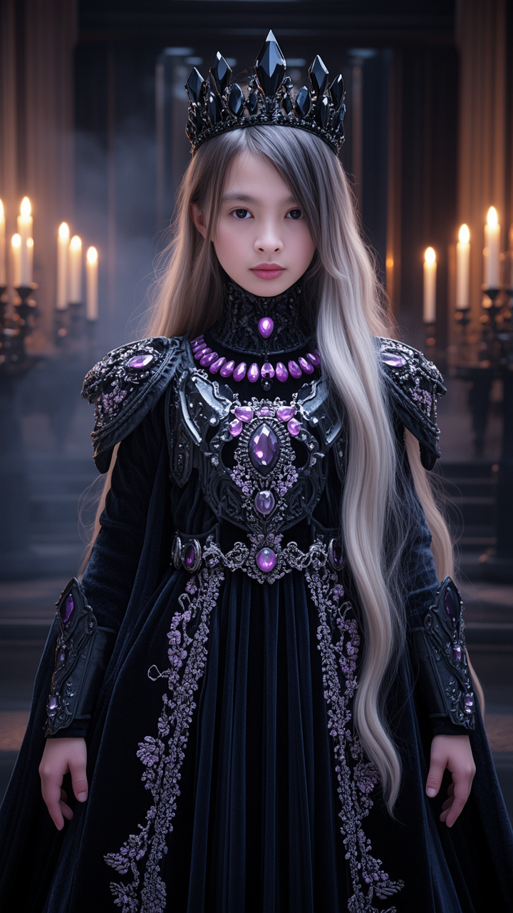 the Queen - ash blonde platinum blonde AI image