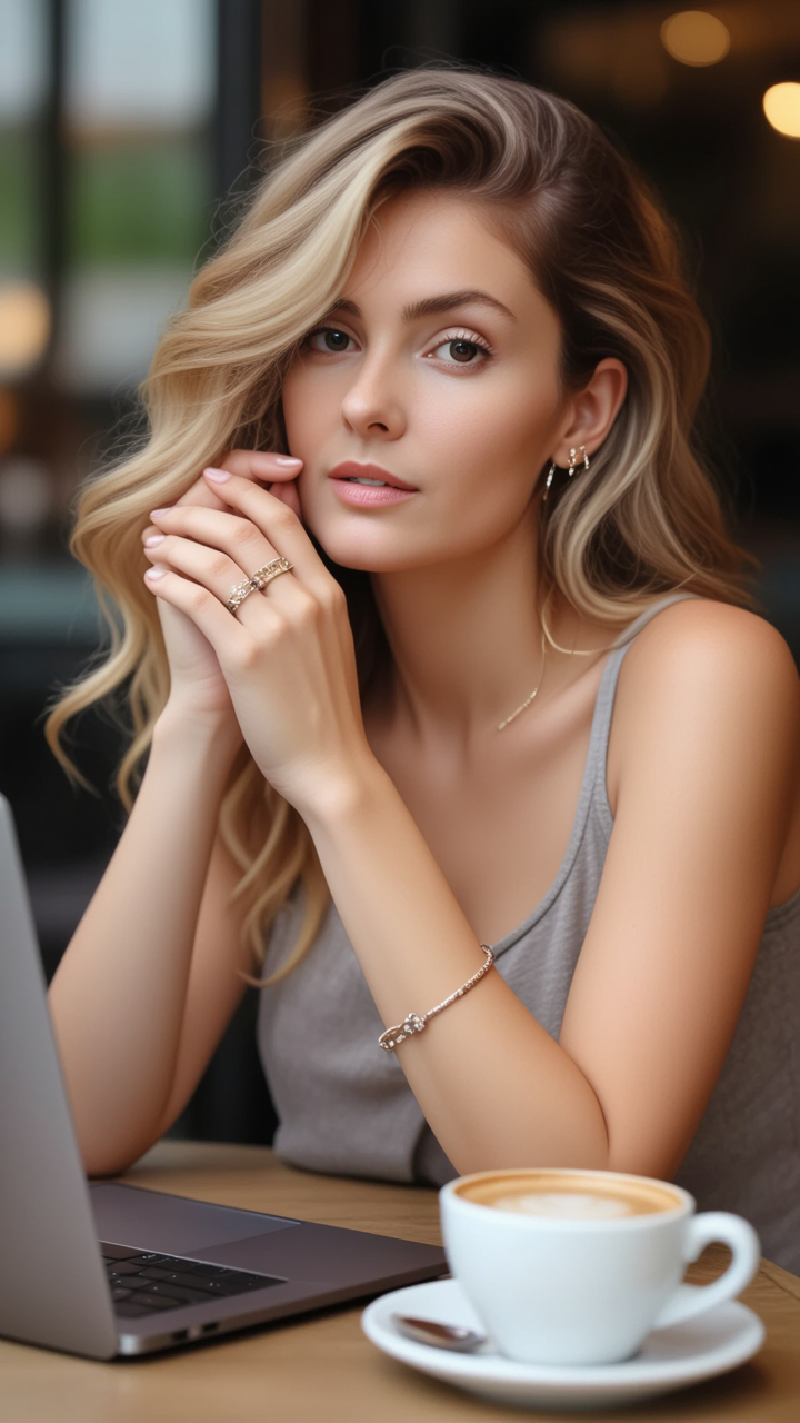 Kling AI work 280236758520779 - what hairstyle fits my face AI image