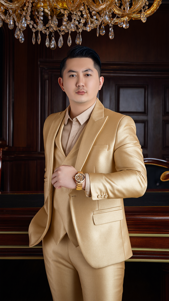 Kling AI work 299935430658780 - long slick back hairstyle men AI image