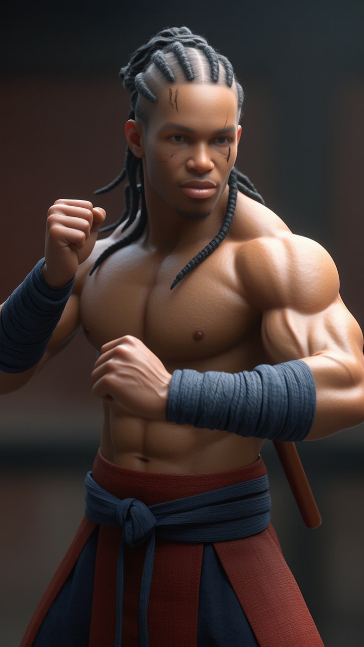 Afro style  - hair style app AI image