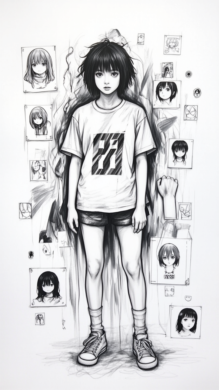 Kling AI work 312798911663578 - how to draw chibi characters AI image
