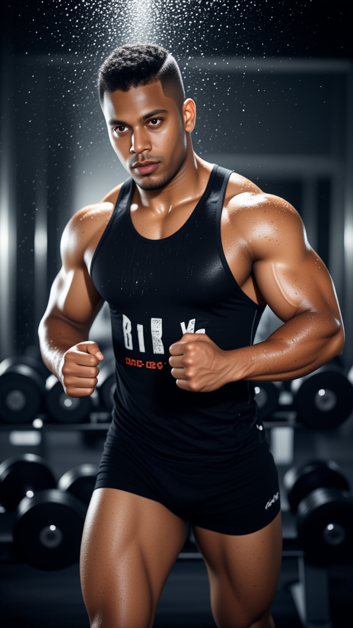 Kling AI work 313724290525830 - gym scene AI image