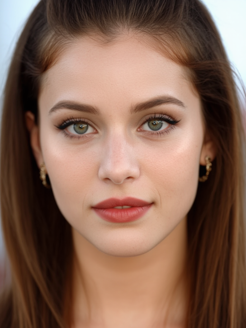 Pretty face - camera iris AI image
