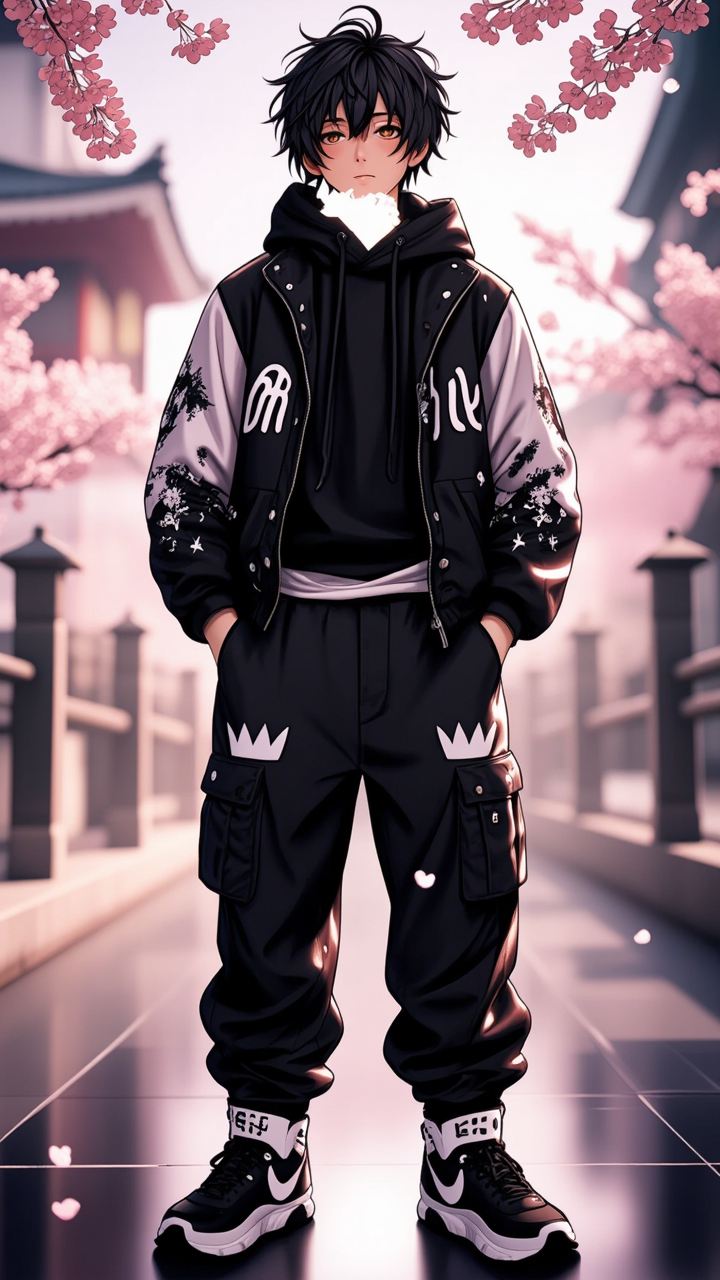 Anime Hair Moves 🌸 #AI #Anime - anime guy hair AI image