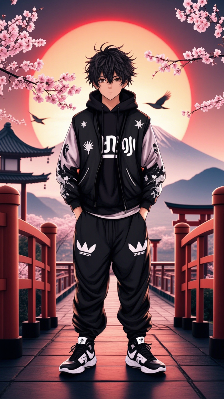 Anime Hair Moves 🌸 #AI #Anime - anime guy hair AI image