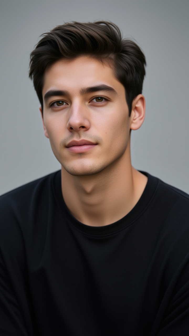 Ken Smith - curly undercut men AI image