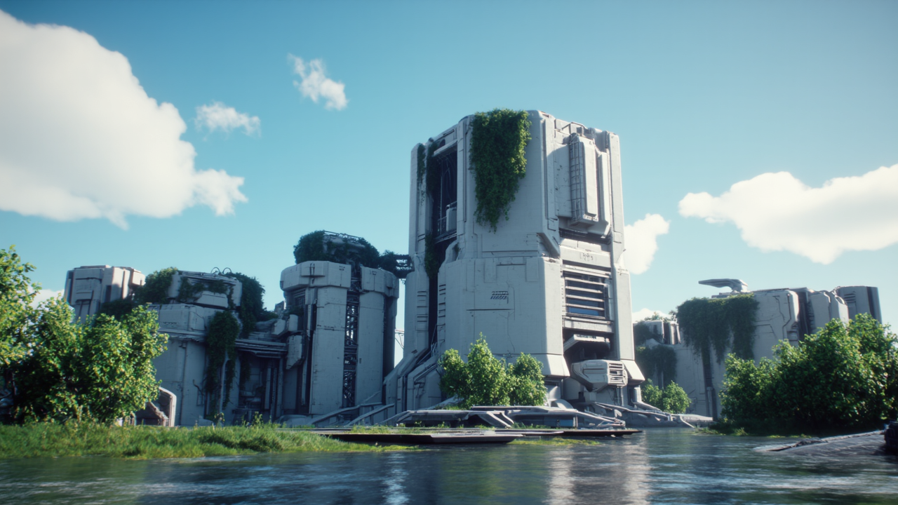 Building - building poster design AI image