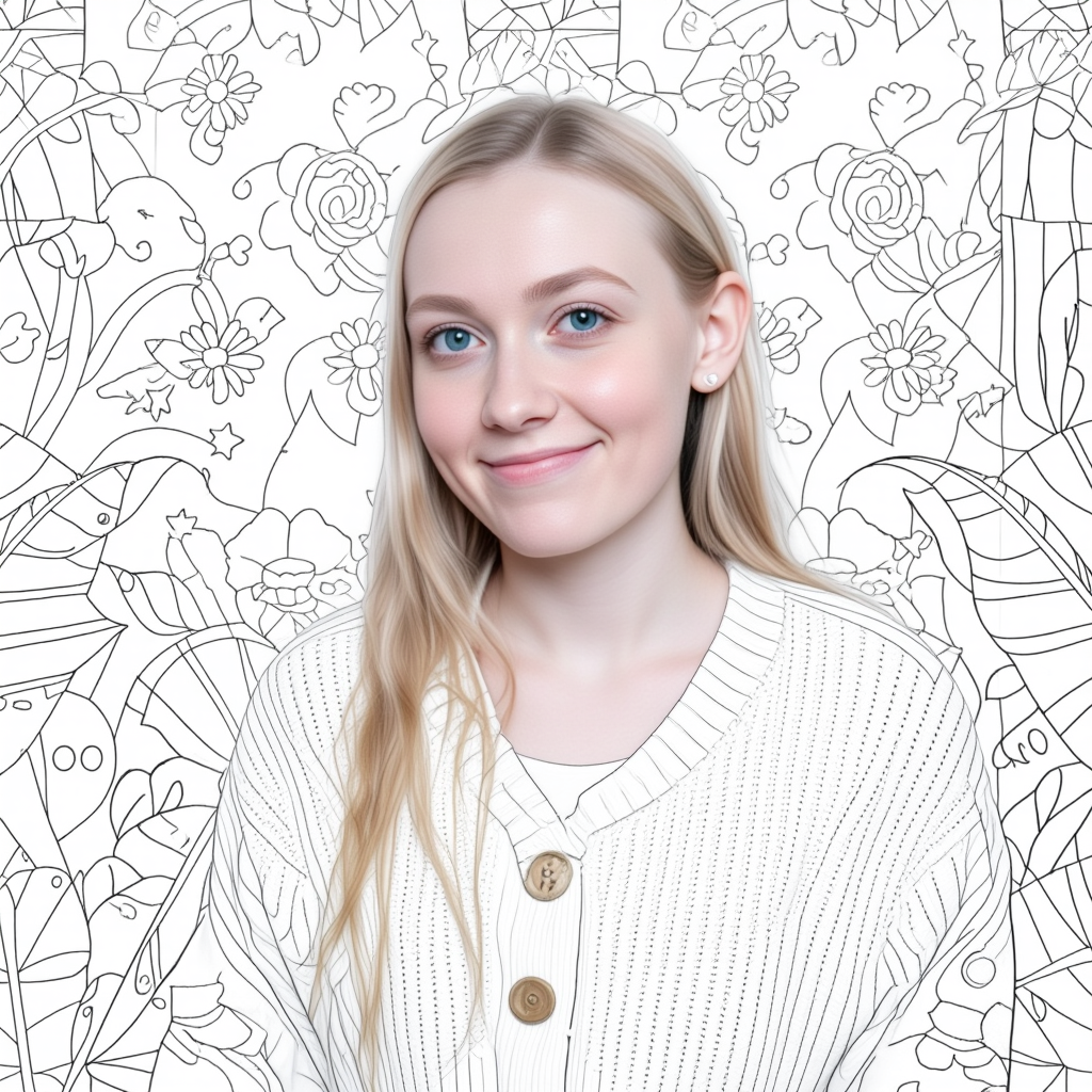 Kling AI work 300549225502009 - AI Coloring Page Generator AI image
