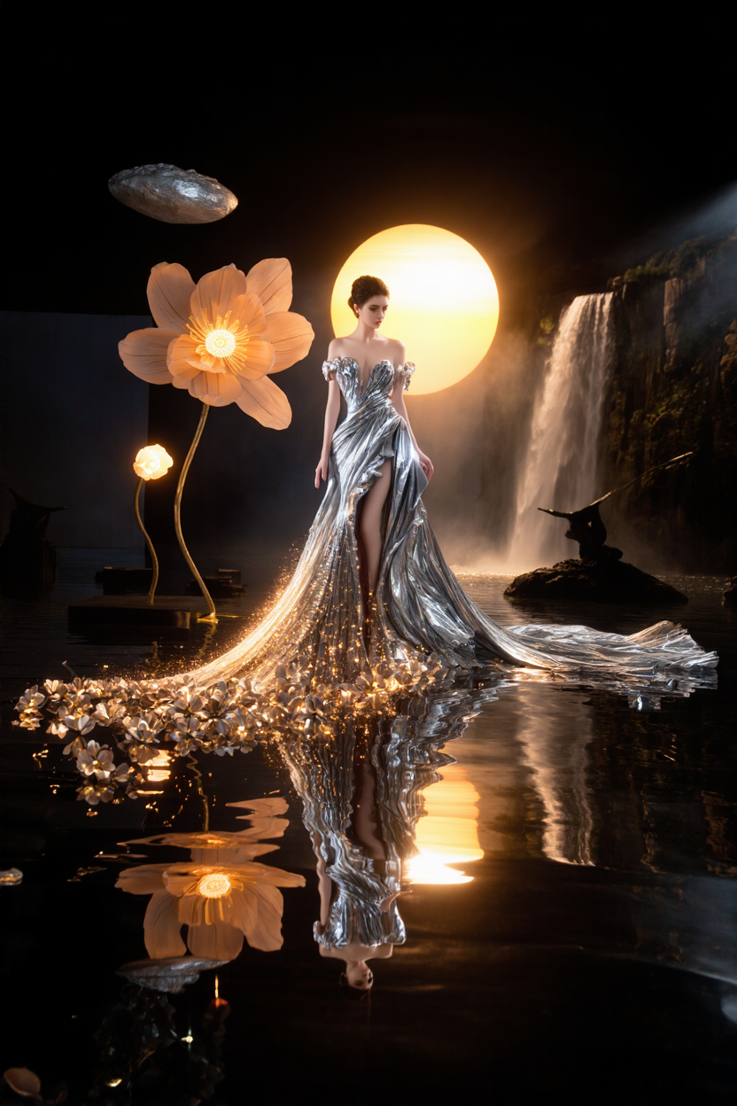 The reflection between worlds - infinite worlds ai AI image