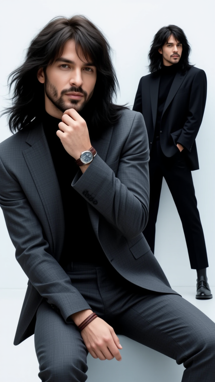 Kling AI work 312031578617481 - elegant poses AI image