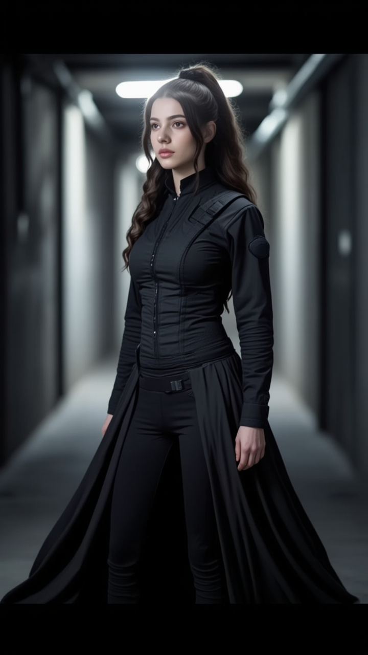rose assassin's outfit - mira golden outfit AI image