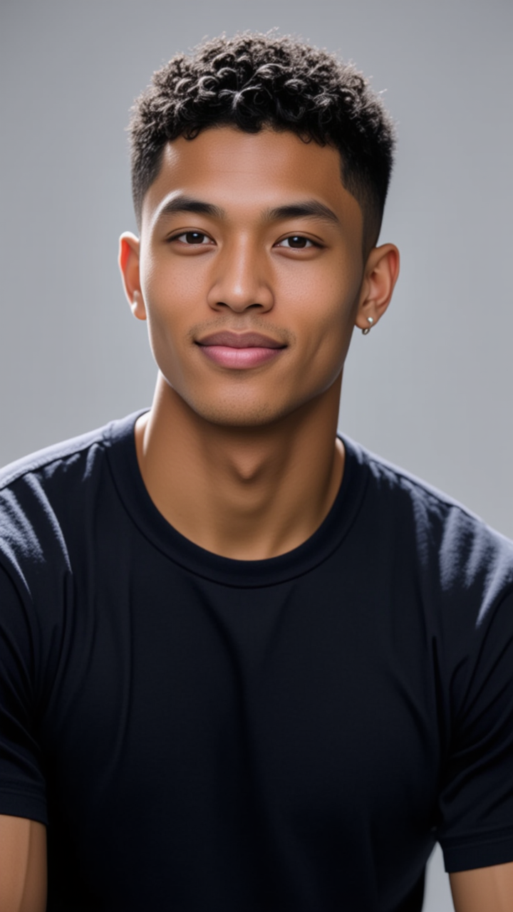 Jason - low fade skin haircut AI image
