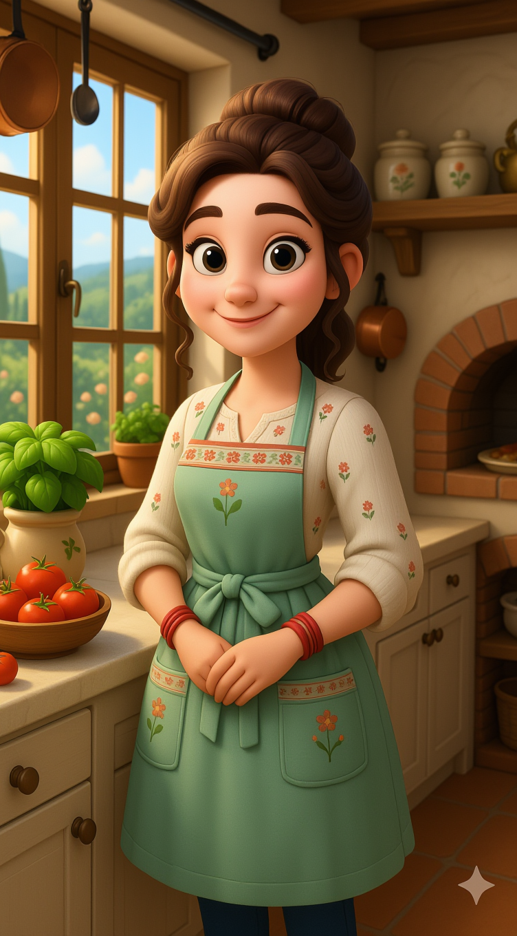 “Wholesome 3D Chef in a Cozy Cou - Image To 3D AI image