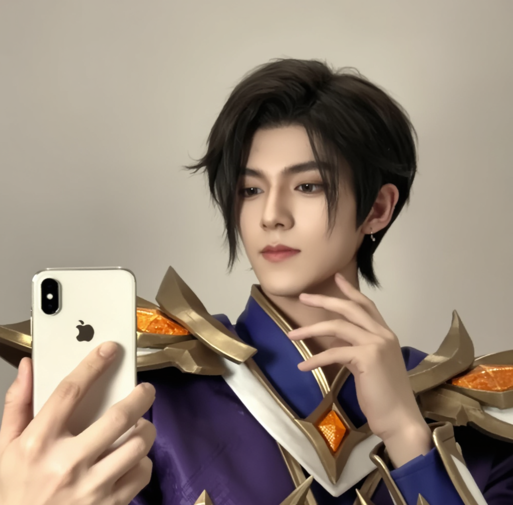 Kling AI work 318000316668226 - purple anime pfp AI image