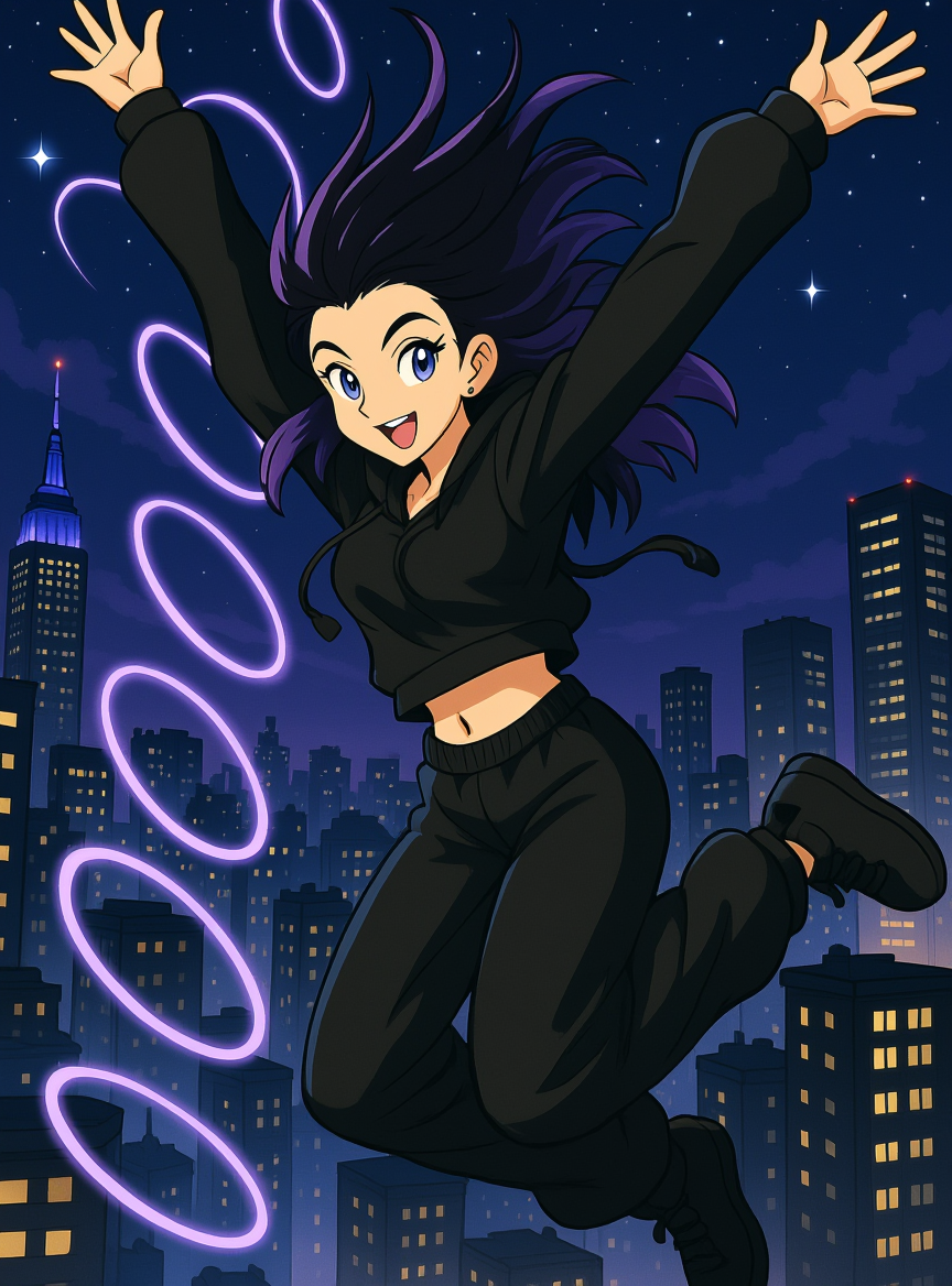 Kling AI work 318986092661995 - design an anime character AI image