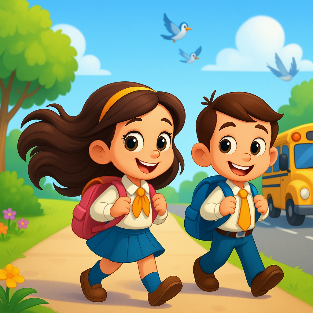 Kling AI work 317380181667187 - young cartoon characters girl AI image