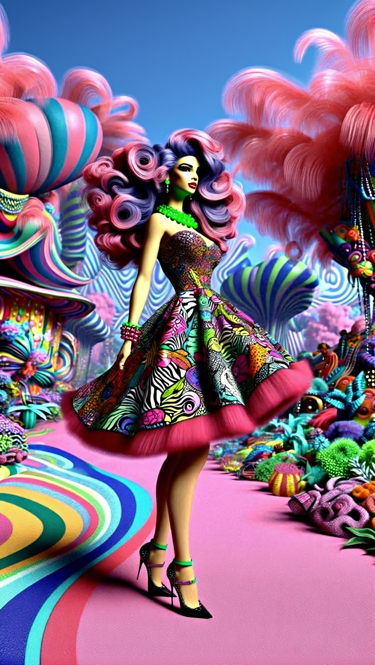 Kling AI work 313262753501606 - surrealism outfits AI image