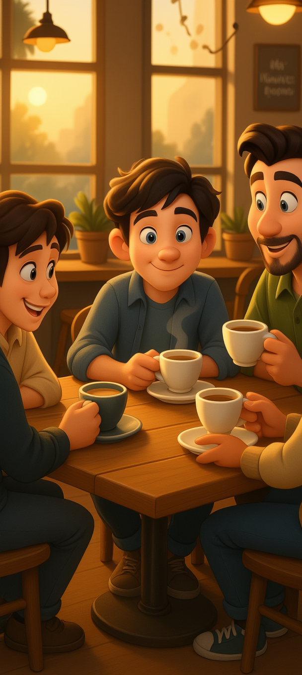 Kling AI work 317050953667535 - coffee animation AI image