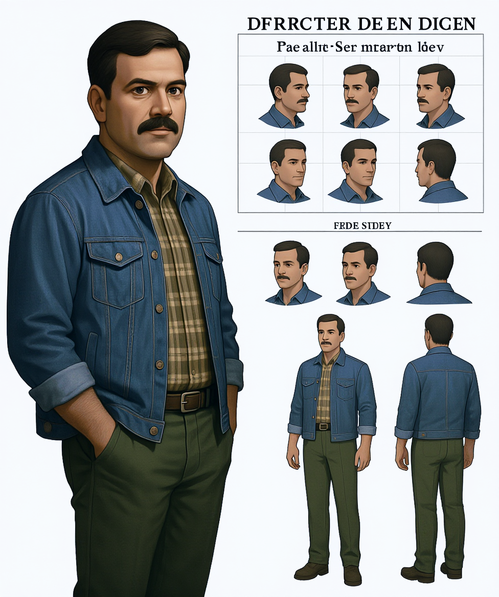Kling AI work 321799858502366 - 3/4 face reference AI image