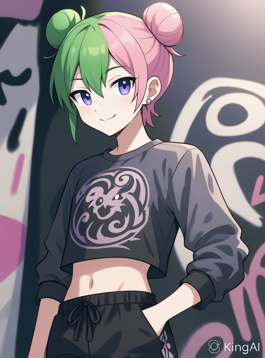 Kling AI work 314816848507802 - anime male poses AI image