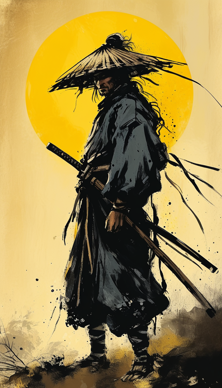 Samurai Warrior - samurai style AI image