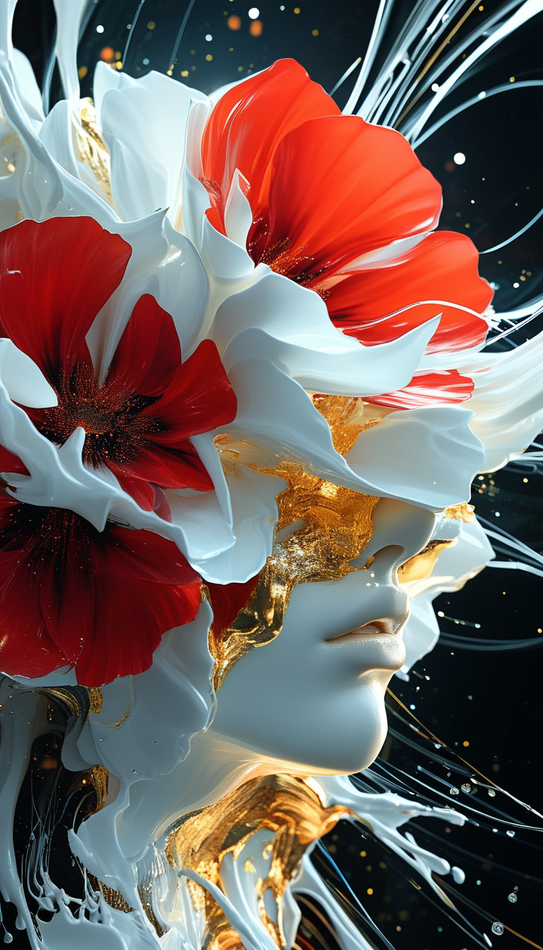 Kling AI work 298021924614647 - abstract art generator AI image