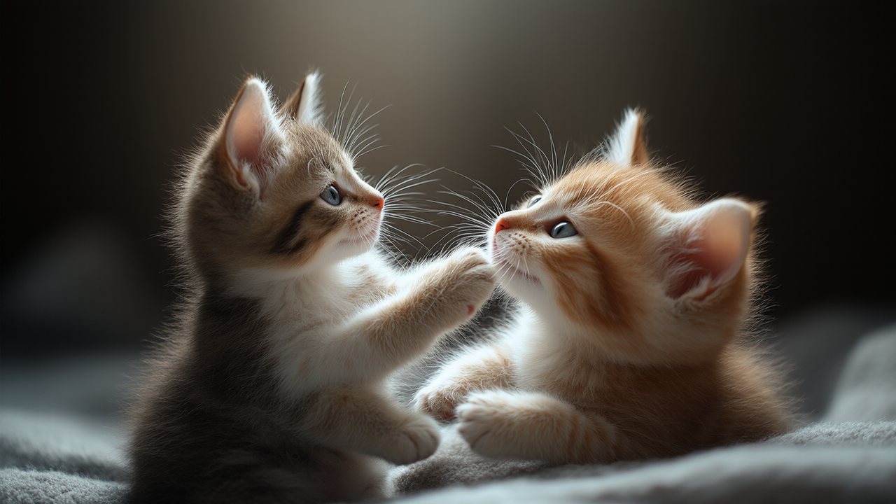 tiny cats - ai cats AI image