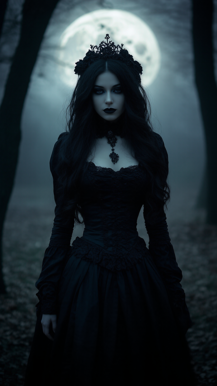 Kling AI work 275755590538165 - dark fantasy instagram profile picture AI image