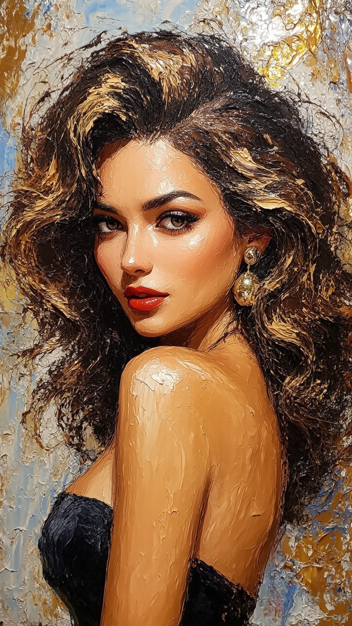 Kling AI work 300885331502128 - bob cut hairstyles curly AI image