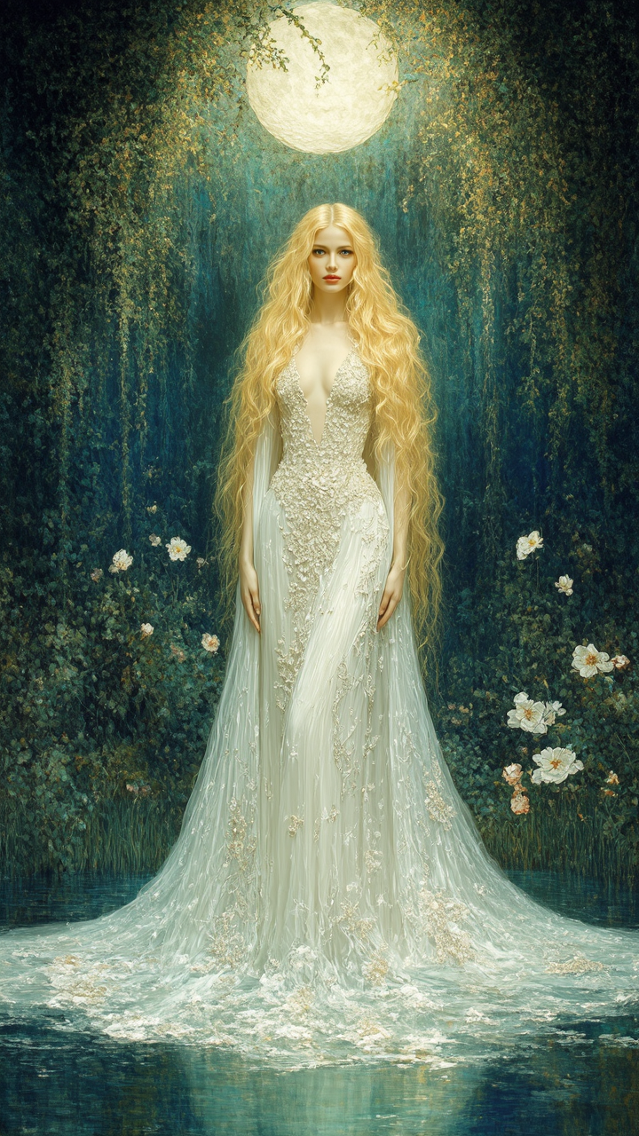 Kling AI work 298301748503232 - tendrils hair AI image