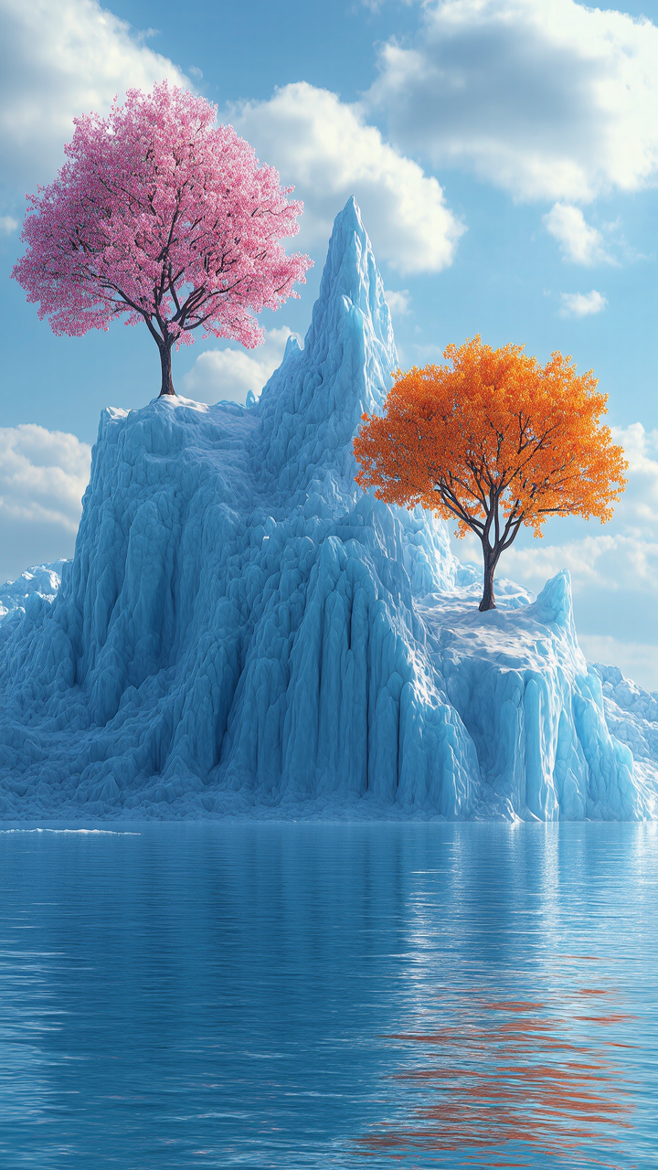 Kling AI work 299008122523937 - clip art iceberg AI image