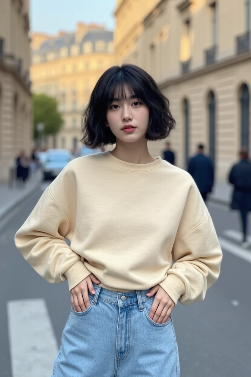 Kling AI work 235172346 - short mid fade haircut AI image