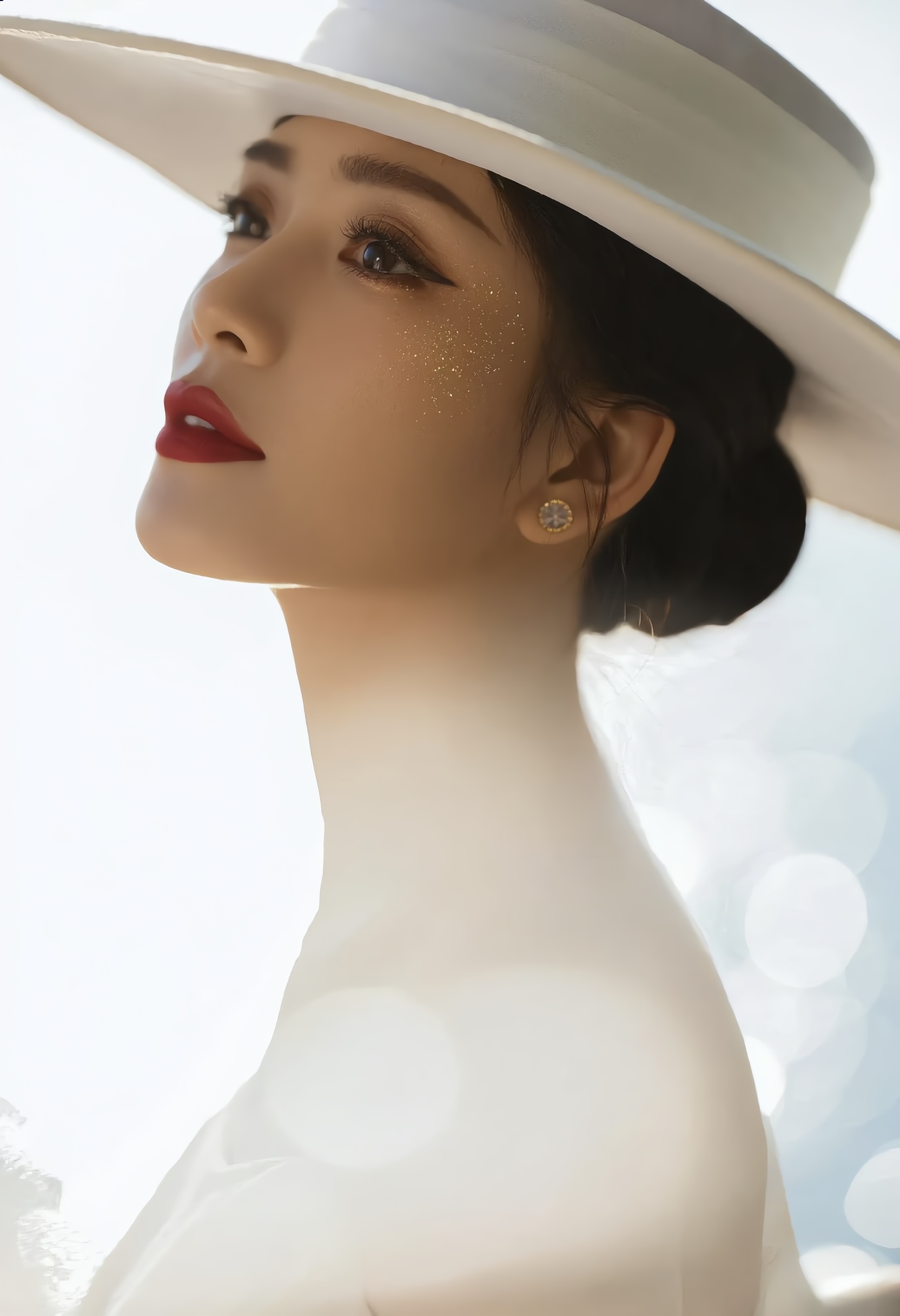 Soft Golden Beauty - mira golden outfit AI image
