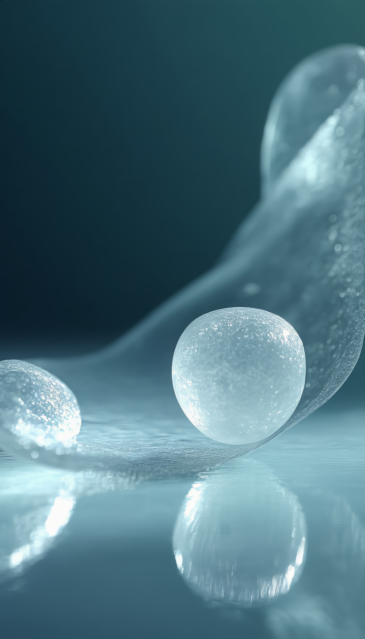 Moon Pearls - cool halloween wallpaper AI image