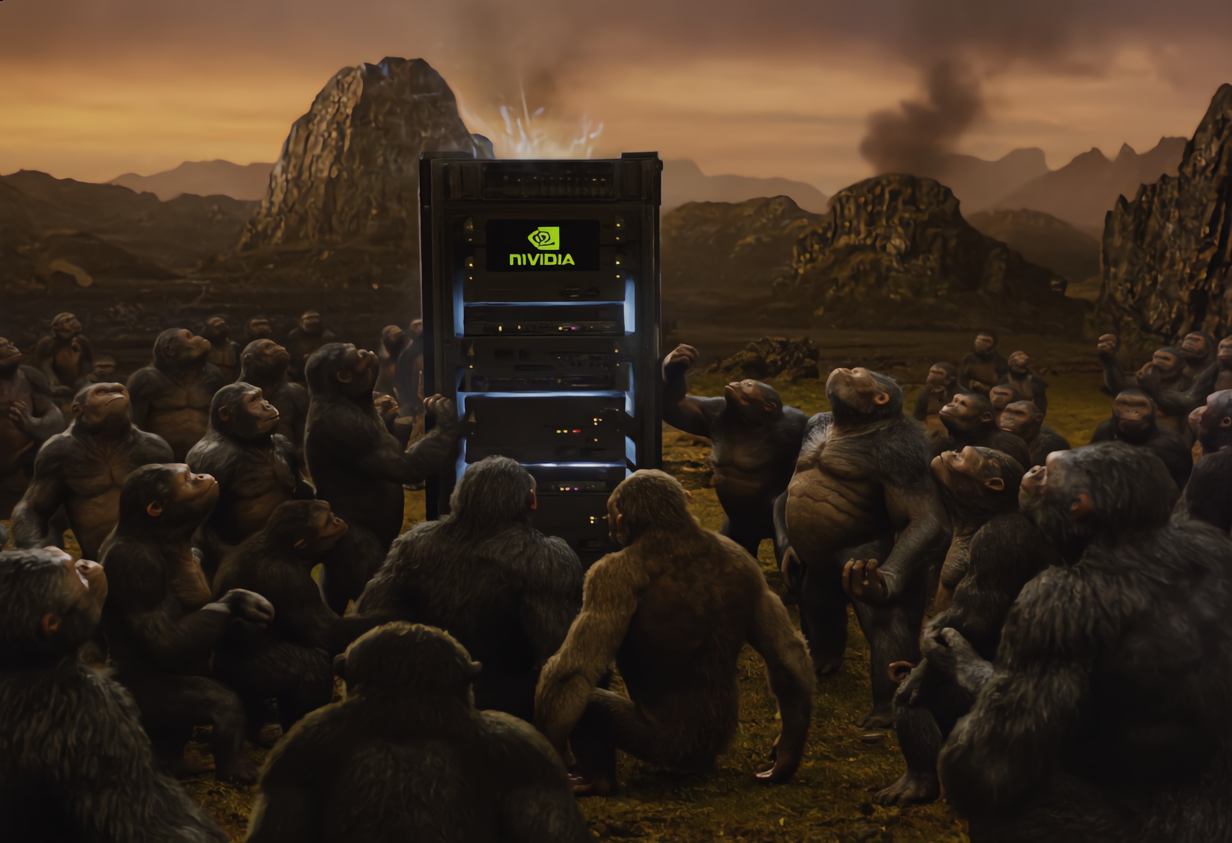 Nvidia Blackwell rack - nvidia voyager AI image