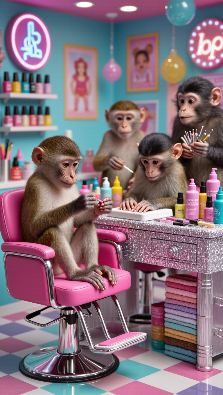 Kling AI work 305719884650771 - em studio salon AI image