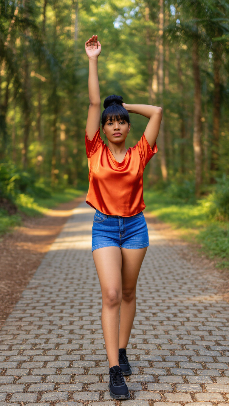 Kling AI work 305919924508476 - short bangs short hair AI image