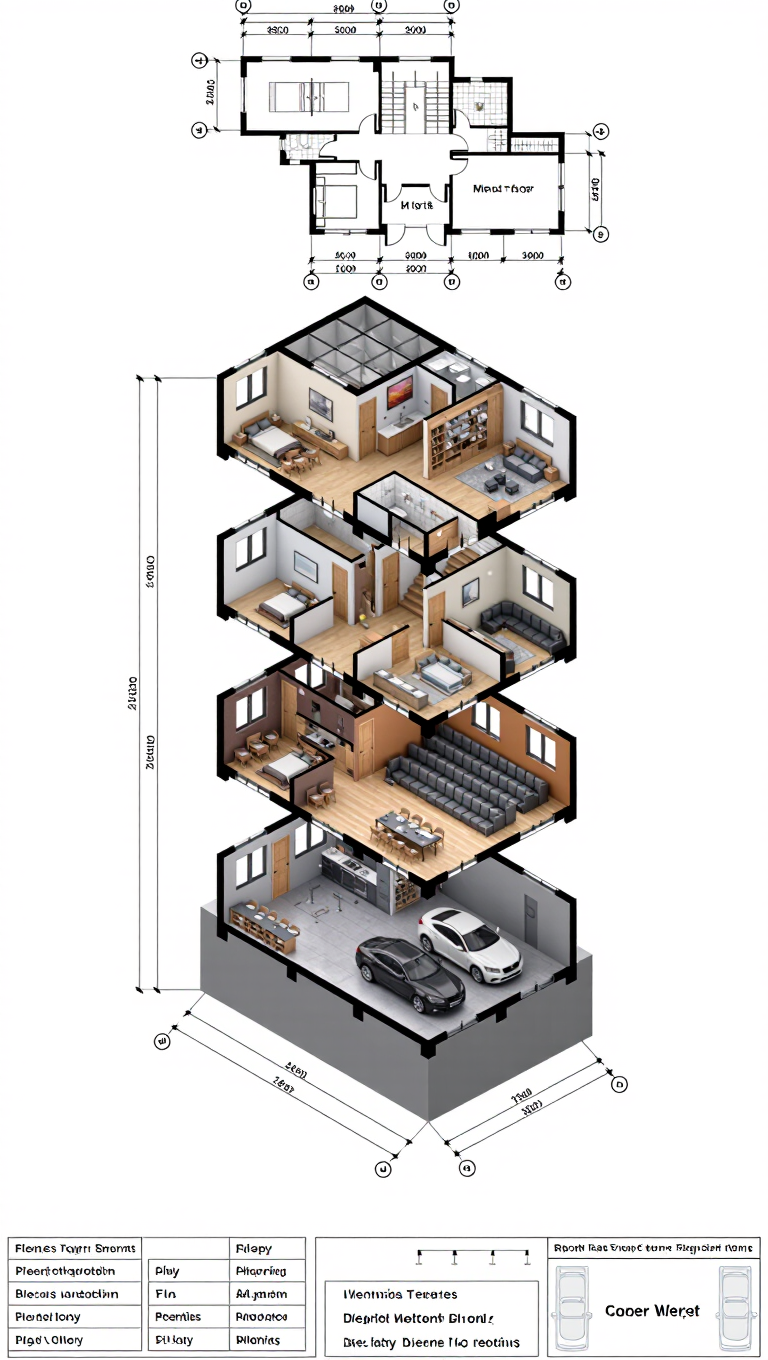 Kling AI work 305905324611558 - blueprint builder free AI image