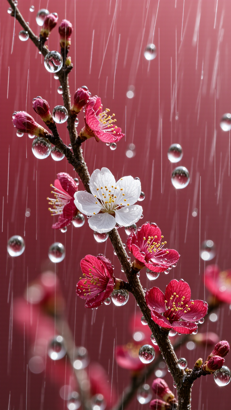 Kling AI work 306028547650930 - rain desktop wallpaper AI image