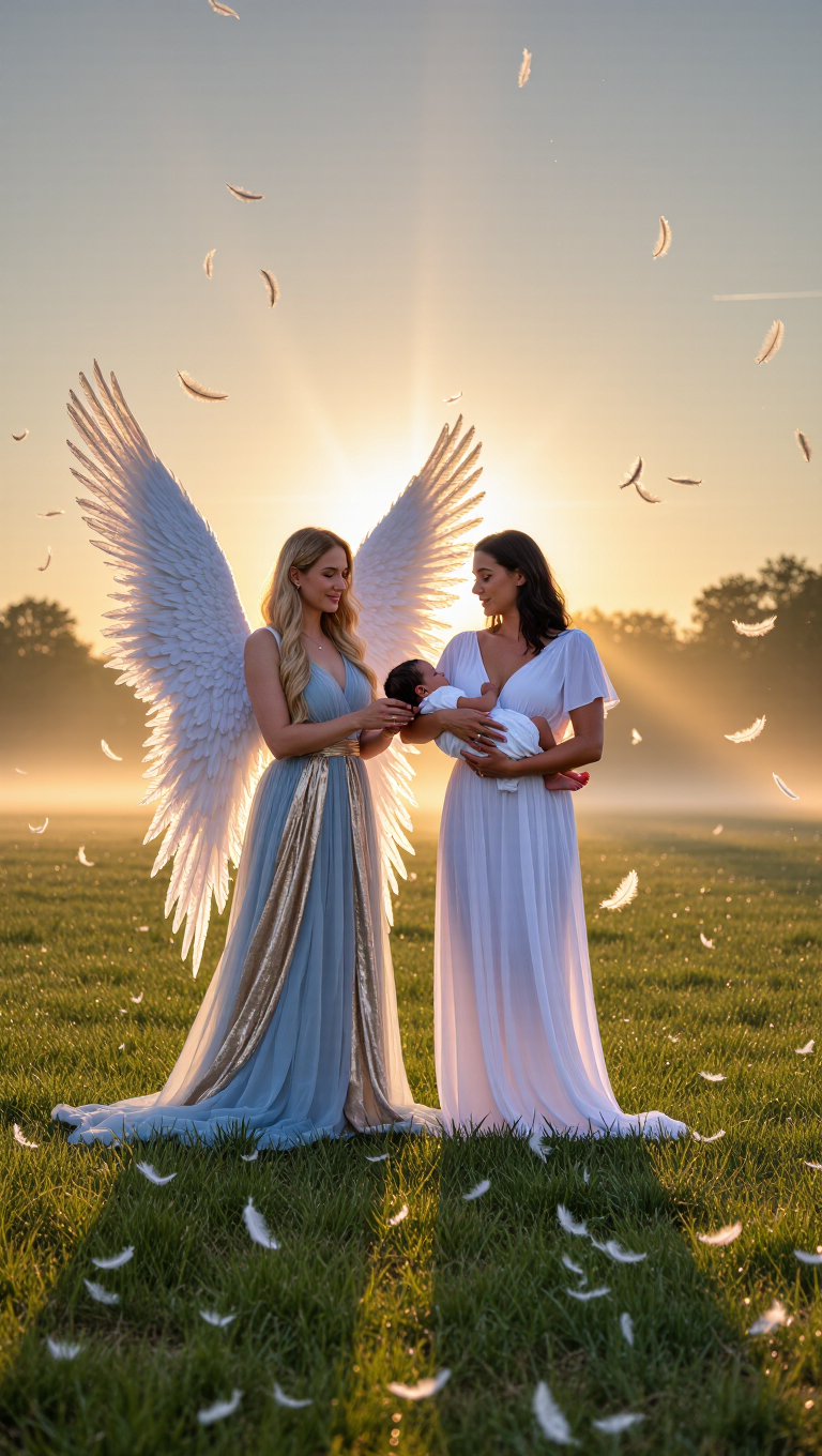 Kling AI work 306904415530785 - angel youtube thumbnail AI image
