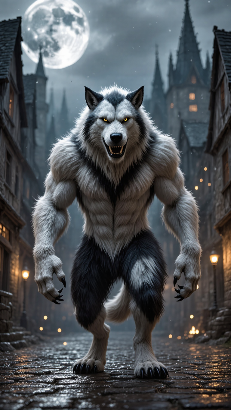 Kling AI work 299753800527575 - werewolf tattoo ideas AI image