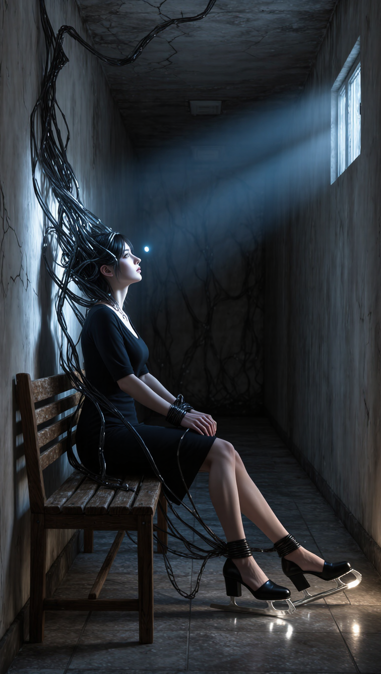 Kling AI work 311903610505038 - black tendrils AI image