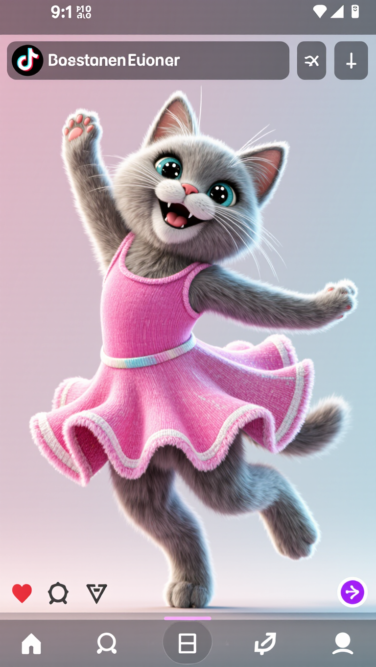 Kling AI work 313616013523108 - profile picture for tik tok AI image