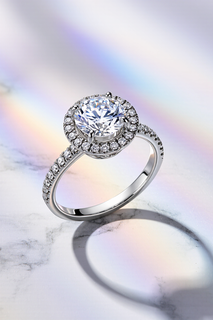 diamond halo ring - halo backgrounds for iphone AI image