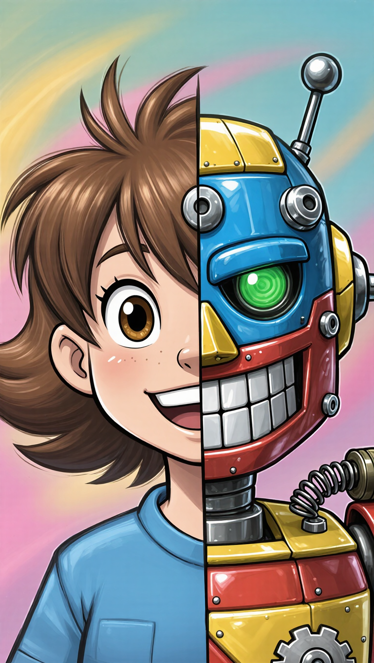Kling AI work 296217699667365 - cartoon tiktok profile picture AI image