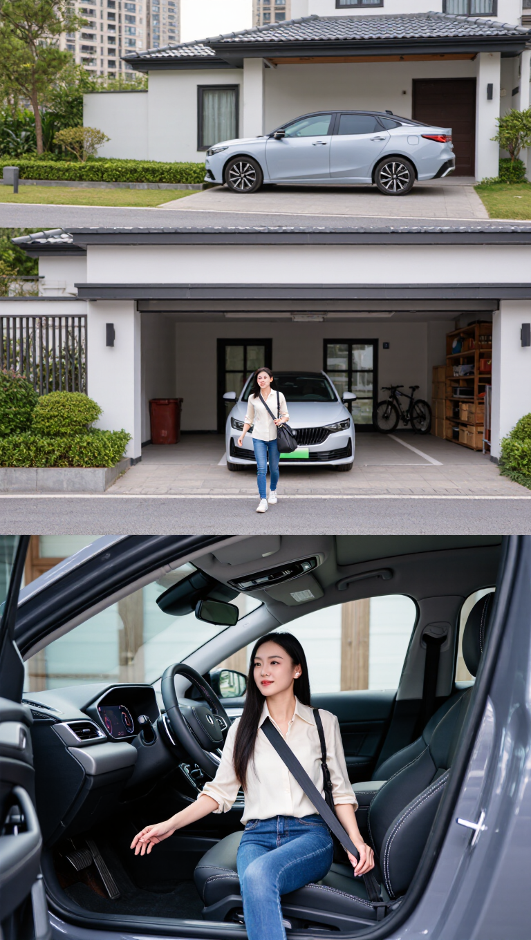Kling AI work 300945230531700 - step 2 pushing car AI image