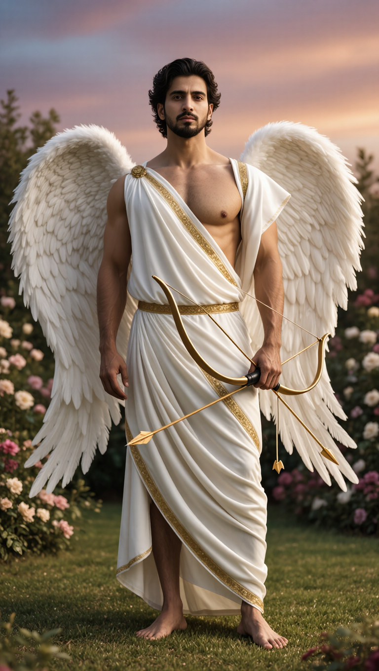 Full-Body Realistic Male Cupid - beniju realistic AI image