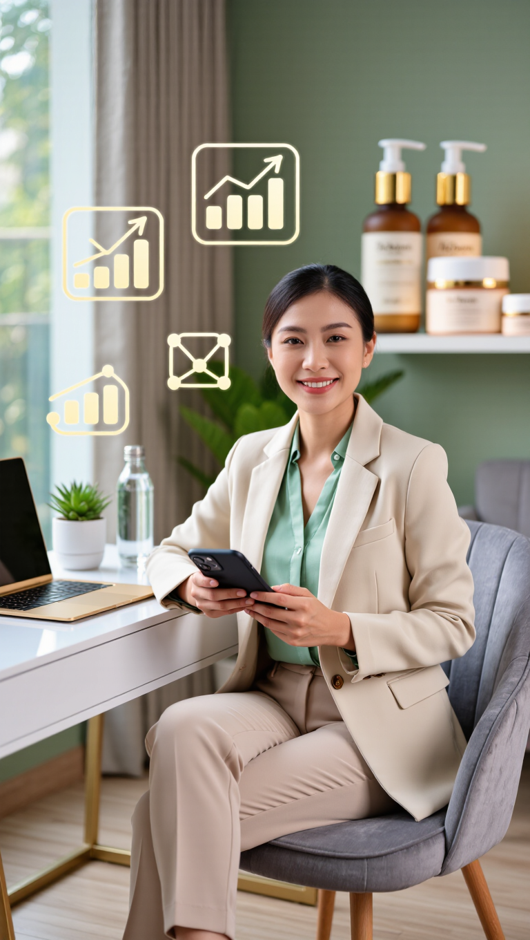 Kling AI work 309685736527378 - business desktop wallpaper AI image